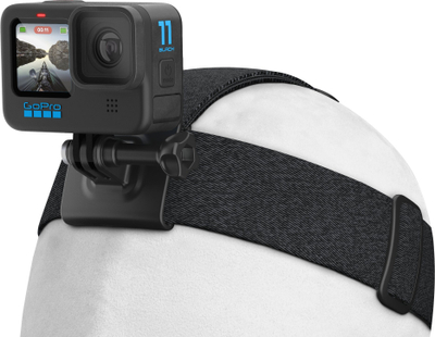 Rrip koke GoPro Head Strap 2.0, kompatibil për të gjitha kamerat, i zi