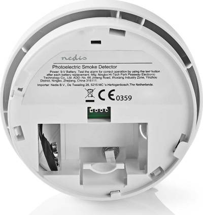 Detektor tymi Vorel 81784, alarm 85dB, EN14604, i bardhë