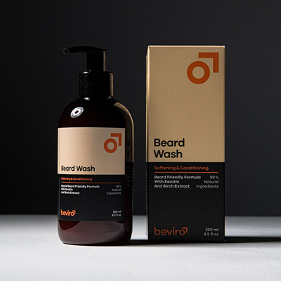 Beviro Natural Beard Shampoo, 250 ml