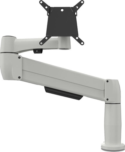 Krah monitori Bakker Elkhuizen Space Single, 3-8kg, montim me kapëse, i bardhë