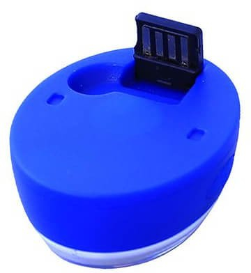 Fener koke ENO Moonbeam, 40 lumens, karikim USB, neon