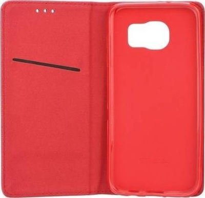 Këllëf libri për Samsung Galaxy A32 A325, flip wallet, me xhep karte, i kuq