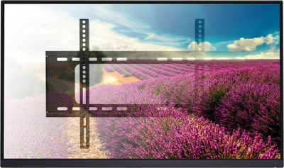 Mbajtëse universale muri për TV Fixed Mount, 30-70", VESA 600x400, e zezë