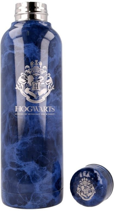 Shishe uji Harry Potter Hogwarts Blue, çelik inox, blu