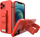 Këllëf me litar Hurtel Rope Case për Xiaomi Redmi 10X 4G / Redmi Note 9, TPU, i kuq