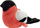Lodër pelushi Beppe ZOO Eurasian Bullfinch, 13cm, e kuqe e zezë