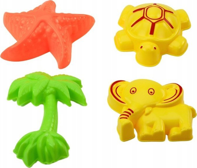 Set lodrash rëre, 10 pjesë, kove me mulli, kanaçe uji dinosaurus, me ngjyra nga të gjitha