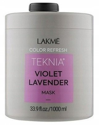 Maskë flokësh Lakmé Teknia Color Refresh Violet Lavender, ushqyese, për flokë në nuanca vjollcë, 1000ml
