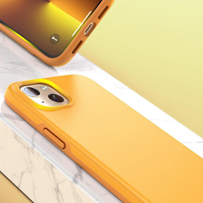 Mbrojtëse telefoni Choetech për iPhone 13, PC+TPU, MFM, portokalli