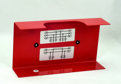 Kuti elektrike zjarrduruese Simet Fireproof Box E90, drejtkëndore, e kuqe