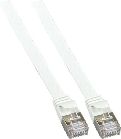 Kабел за мрежа EFB Flat Patchcord K5545GR.1, Cat.6A U/FTP, 1m, PVC, сива