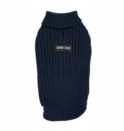 Pulovër për qen Barry King 60 BK-21159, masë 3XL, blu navy