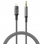 Kabllo audio XO NB-R279A, Lightning në 3.5mm, 1m, i zi
