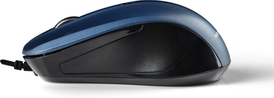 Mouse Modecom MC-M9.1 me kabllo USB, 1600 DPI, blu