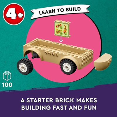 Lodër ndërtimi LEGO Friends Hot Dog Food Truck 42633, 100 pjesë, 4+, shumëngjyrëshe