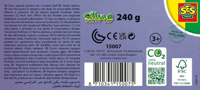 Lodër slime Glow in the Dark, set 2x120g, që ndrit në errësirë
