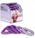 Set llastikësh spirale për flokë WOW Generation, 5 copë, vjollcë