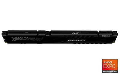 RAM Kingston FURY Beast, 64GB DDR5, 5600MHz, e zezë