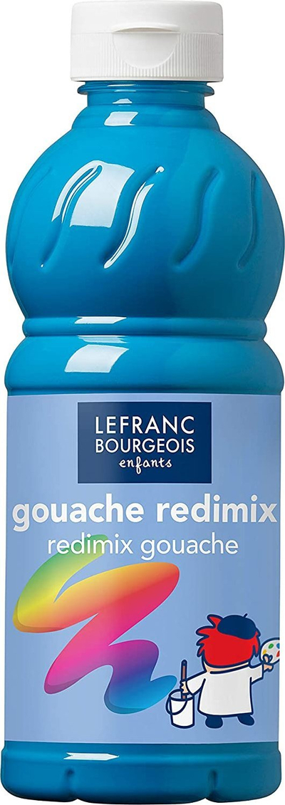 Bojë uji për kalamaj Lefranc Bourgeois Children Redimix, 500 ml, me shumë ngjyra
