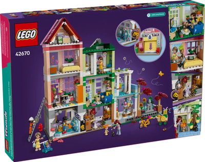 Set lodër LEGO Heartlake City Apartments and Stores, ndërtesë shumëkatëshe, për fëmijë