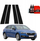 Folie mbrojtëse karboni për shtylla B Skoda Scala 2019-2023, set 4 copë, e zezë