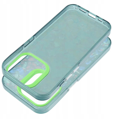 Mbulesë telefoni 4Kom Tutti Frutti për iPhone 16e, TPU PU, e gjelbër