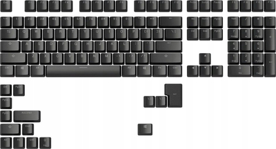 Кејкапси ABS Doubleshot V2, OEM, англиски US, црни