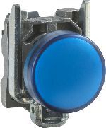 Llambë sinjalizuese Schneider Electric (XB4BVB6), LED, 24V AC / DC, e kaltër