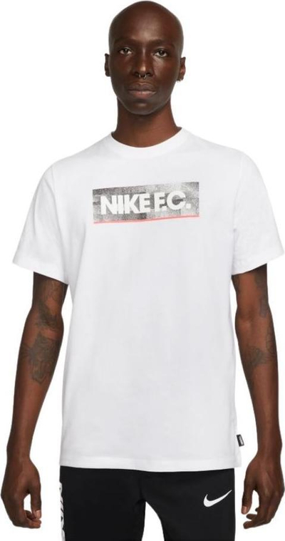 Bluzë Nike NK FC Tee Seasonal Block DH7444 100, pambuk, për burra, e bardhë