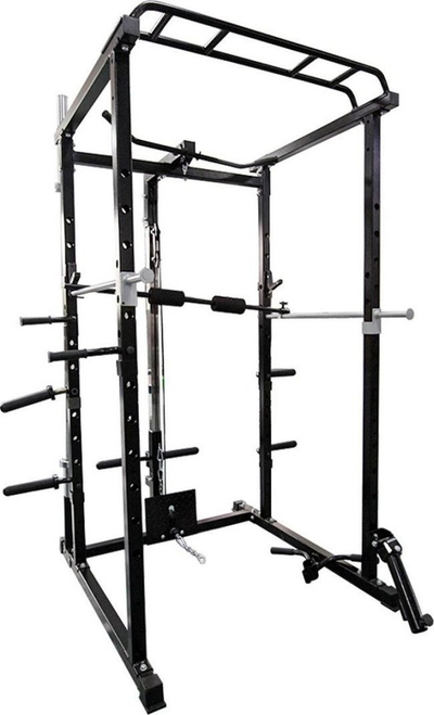 Stacion multifunksional për fitnes XQ Max Training Gate, për stërvitje në shtëpi, strukturë e qëndrueshme, i zi