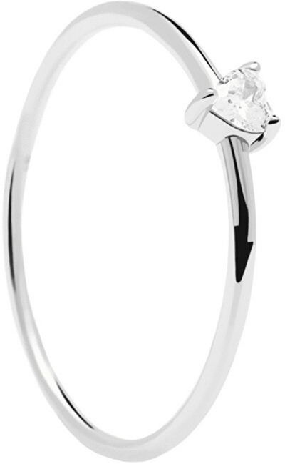 Unazë PD Paola White Heart Silver AN02-223