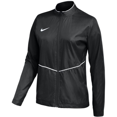 Jaketë shiu futbolli Nike Park 26 për goca, poliestër, me zinxhir, e zezë