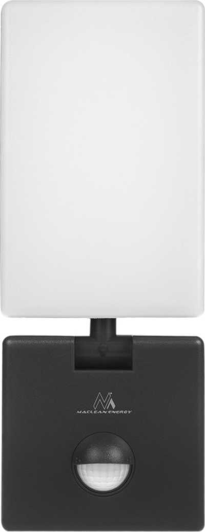 Llambë murale LED Maclean MCE516B, 10W, sensor lëvizjeje, e bardhë