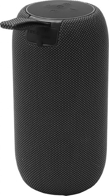 Bluetooth звучник Gembird SPK-BT-LED-07, пренослив, со LED светла, црн