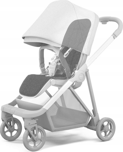 Shtresë sediljeje për karrocë Thule Seat Liner, universale, e butë, gri melange