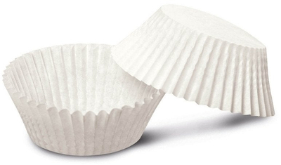 Kallëpe pjekjeje Guardini Easy Bake Organic, set 100 copë, 7 cm, letër jo ngjitëse, të bardha