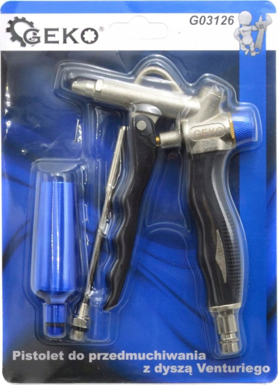 Pistoletë pneumatike GEKO G03126, me rregullator 1/4", 12 bar