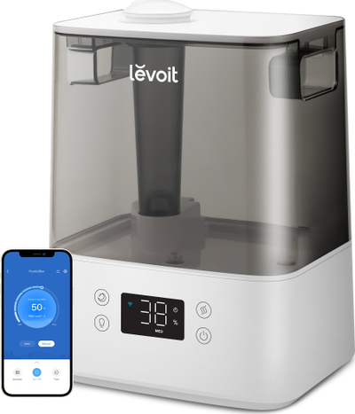 Lagështues ajri Levoit Classic 300S, 6L, ultrasonik, gri