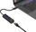Adapter rrjeti Conceptronic DONN07BA, USB 3.0 në Gigabit Ethernet, 3 porta USB, i zi