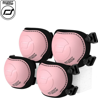 Заштитен сет Scoot &amp; Ride Protective Set Rose, големина S, за деца, розова