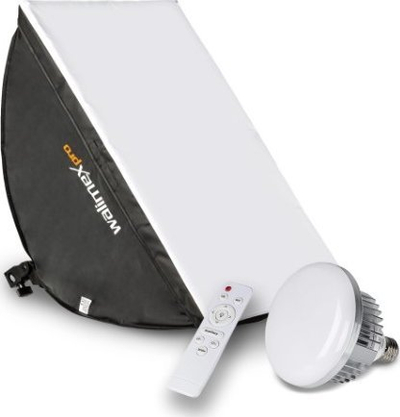 Softbox ndriçues Walimex Pro, 40x60cm, LED 60W Bi Color, 3000-6000K, i zi