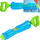 Pistolete me uj Simba Cosmic Water Gun, 45cm, 225ml, blu e jeshile