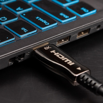 Kabllo HDMI Claroc FEN HDMI 21 60M, 60m, Ultra High Speed 2.1, e zezë
