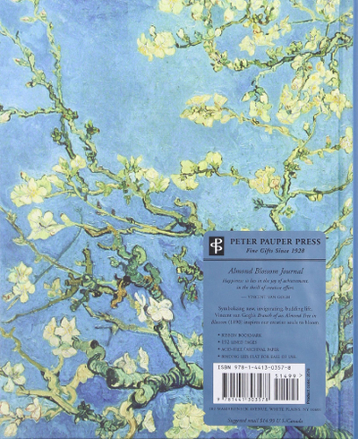 Fletore Peter Pauper Press Almond Blossom, 192 faqe, madhësi e madhe
