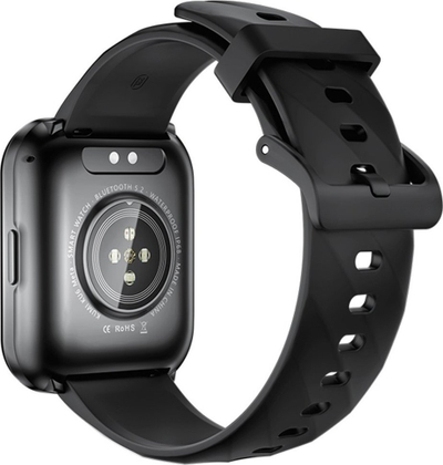Smartwatch Kumi KU6 Meta, NFC, monitorim shëndeti, i zi
