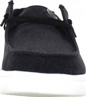 Këpucë slip on HEYDUDE Wendy Rise, për goca, tekstil, blu e errët