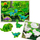 Puzzle druri Montessori, 12 copa, dinozaurë, me shumë ngjyra
