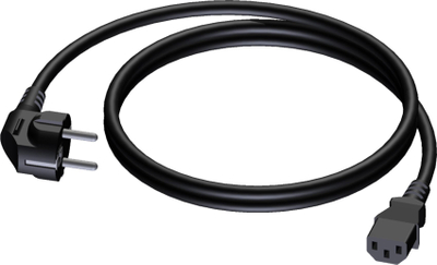 Kabllo rryme Nedis CAB490, Schuko në Euro, 3 x 1.5 mm², e zezë