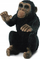 Figurinë kafshe Collecta Young Chimpanzee Hugging, shimpanze e vogël, kafe