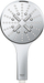 Dush dore Grohe Rainshower SmartActive, 3 rryma uji, krom